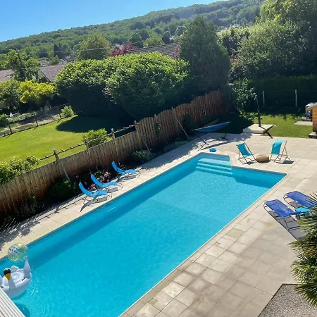 L'Annexe- guest house avec piscine Rosny-sur-Seine Extérieur photo